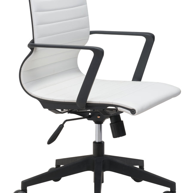 Stacy Office Chair White Chairs TriadCommerceInc   