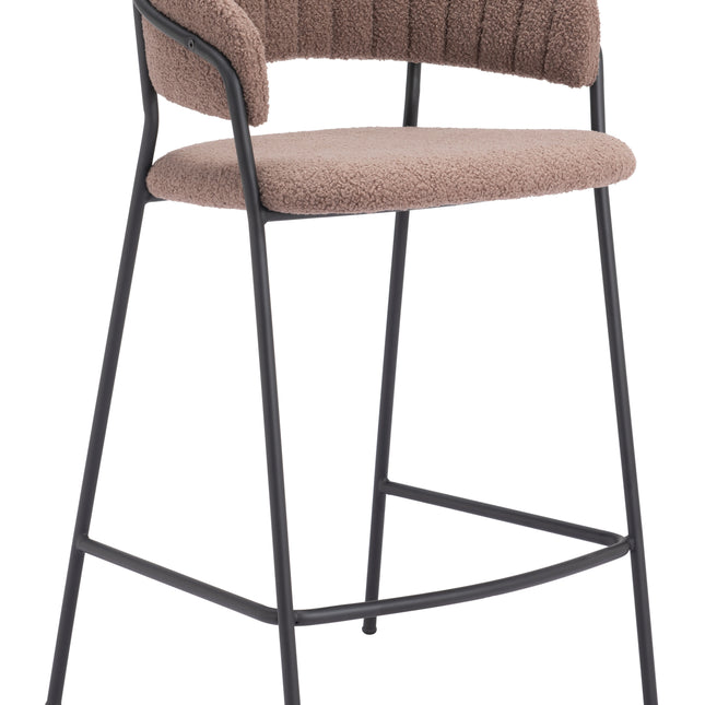 Josephine Counter Stool (Set of 2) Brown Counter Stools TriadCommerceInc Default Title  