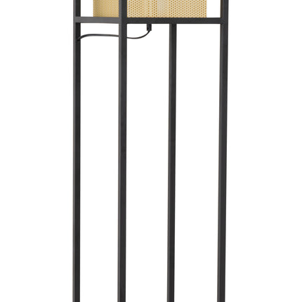 Yves Floor Lamp Gold & Black Floor Lamps TriadCommerceInc   