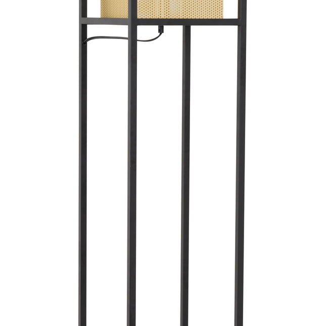 Yves Floor Lamp Gold & Black Floor Lamps TriadCommerceInc   