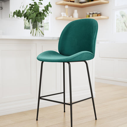 Miles Counter Stool Green Counter Stools TriadCommerceInc   