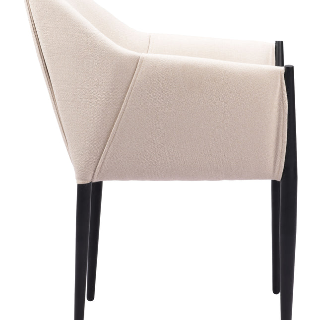 Andover Dining Chair (Set of 2) Beige Chairs TriadCommerceInc   