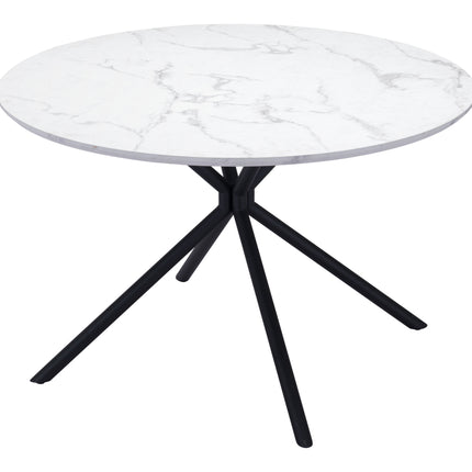 Amiens Dining Table White Tables TriadCommerceInc   