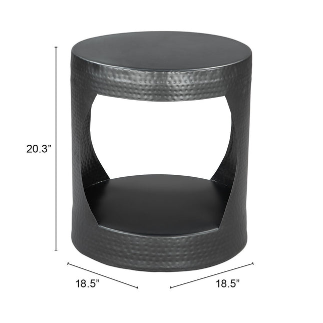 Nuuk Side Table Black Side Tables TriadCommerceInc   