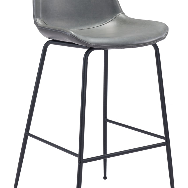 Byron Barstool Gray Barstools TriadCommerceInc Default Title  