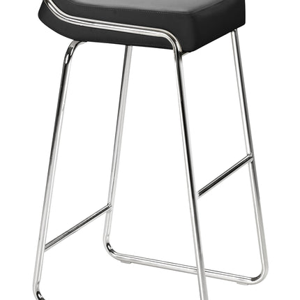 Wedge Barstool (Set of 2) Black Barstools [TriadCommerceInc] Default Title  