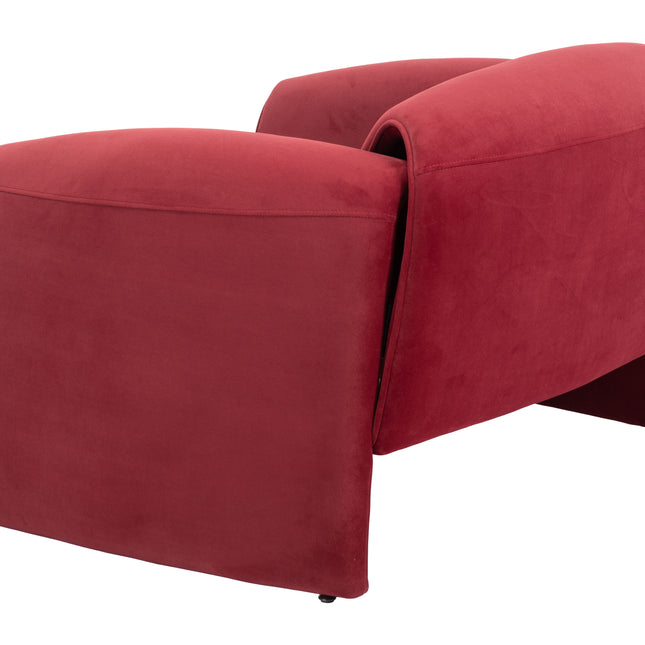 Horten Accent Chair Red Chairs TriadCommerceInc   