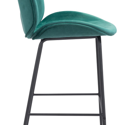 Miles Barstool Green Barstools [TriadCommerceInc]   