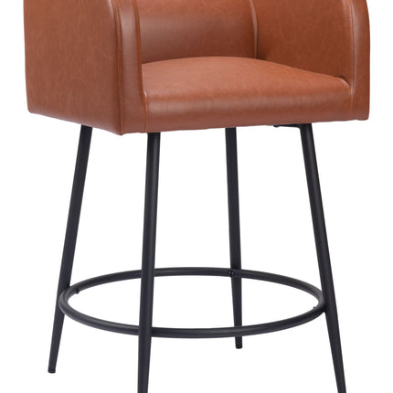 Horbat Counter Stool (Set of 2) Brown Counter Stools TriadCommerceInc Default Title  