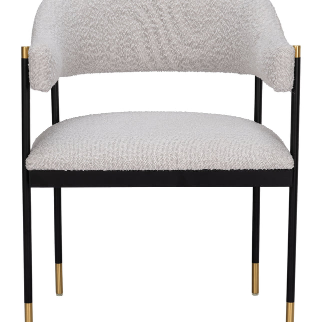 Zadar Dining Chair Misty Gray Chairs TriadCommerceInc   