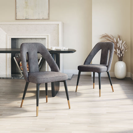 Artus Dining Chair Gray Chairs TriadCommerceInc   