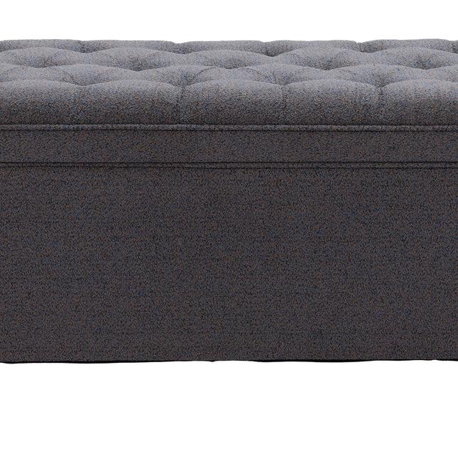 Halifax Storage Bench Gravel Gray Benches TriadCommerceInc   