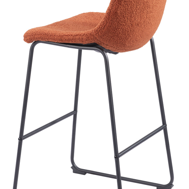 Smart Barstool (Set of 2) Burnt Orange Barstools TriadCommerceInc   