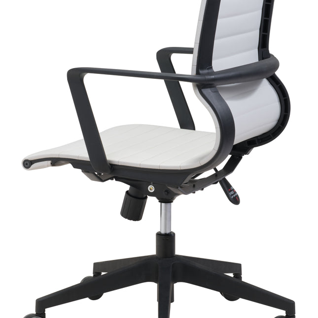 Stacy Office Chair White Chairs TriadCommerceInc   