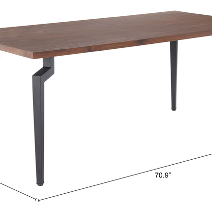 Kani Dining Table Walnut Tables TriadCommerceInc   