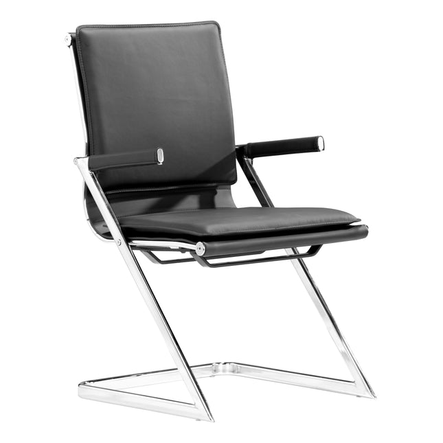 Lider Plus Conference Chair (Set of 2) Black Chairs [TriadCommerceInc] Default Title  