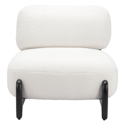 Bombo Accent Chair White Chairs TriadCommerceInc   