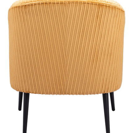 Ranier Accent Chair Yellow Chairs [TriadCommerceInc]   