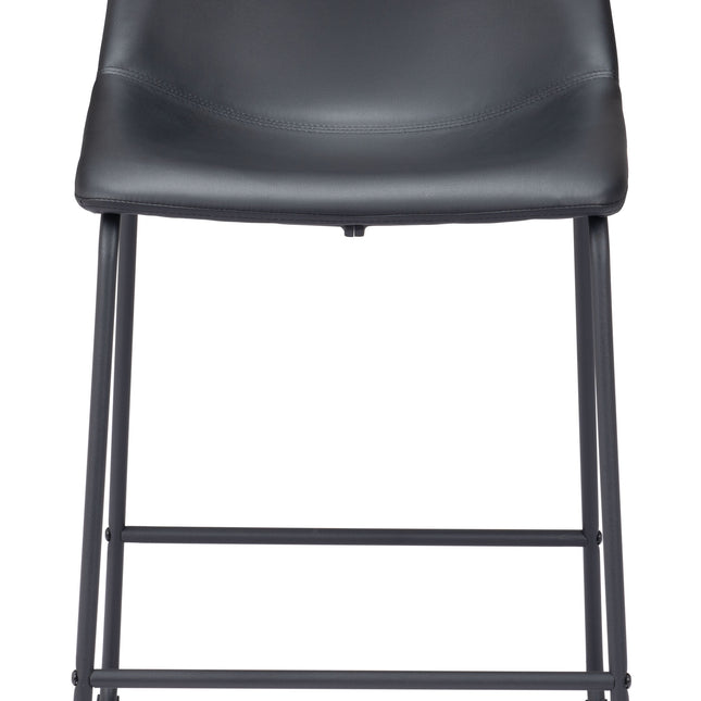 Smart Counter Stool (Set of 2) Black Counter Stools TriadCommerceInc   