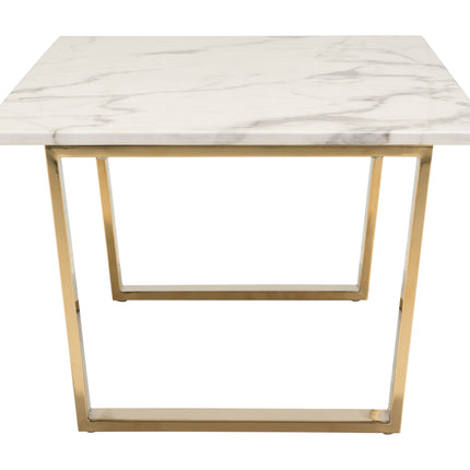 Atlas Coffee Table White & Gold Coffee Tables [TriadCommerceInc]   