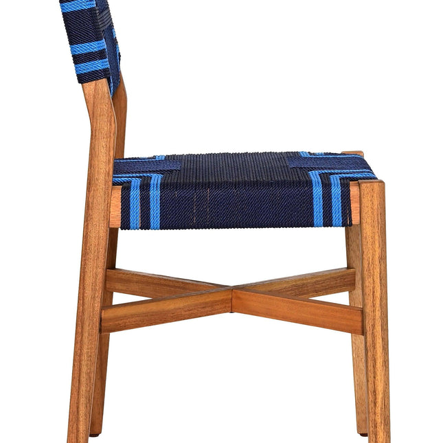 Serene Dining Chair Blue Seating TriadCommerceInc   