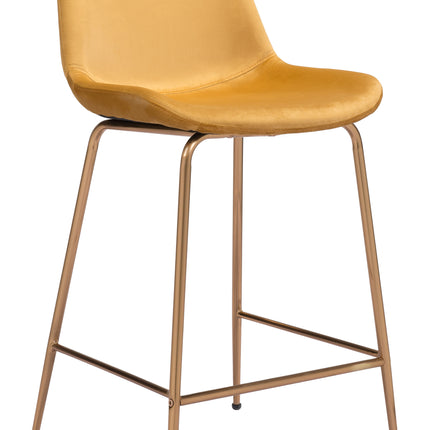 Tony Counter Stool Yellow & Gold Counter Stools TriadCommerceInc Default Title  