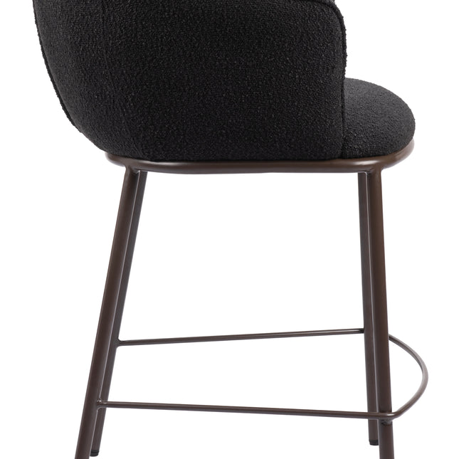 Essen Counter Stool Black & Bronze Counter Stools TriadCommerceInc   