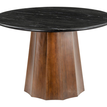 Aipe Dining Table Black & Brown Tables TriadCommerceInc Default Title  