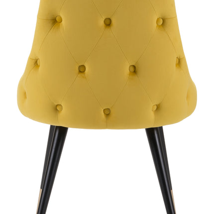 Piccolo Dining Chair (Set of 2) Yellow Chairs TriadCommerceInc   