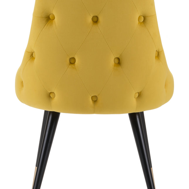 Piccolo Dining Chair (Set of 2) Yellow Chairs TriadCommerceInc   