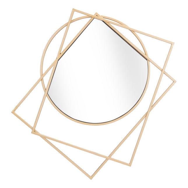 Vertex Mirror Gold Mirrors [TriadCommerceInc]   