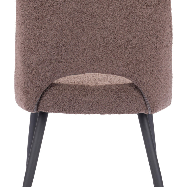 Teddy Dining Chair (Set of 2) Brown Chairs TriadCommerceInc   