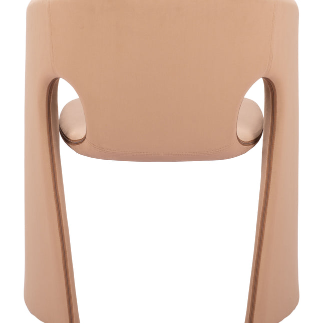 Rosyth Dining Chair Tan Chairs TriadCommerceInc   