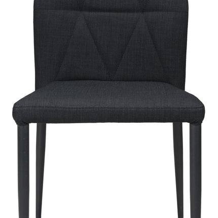 Revolution Dining Chair (Set of 4) Black Chairs TriadCommerceInc   