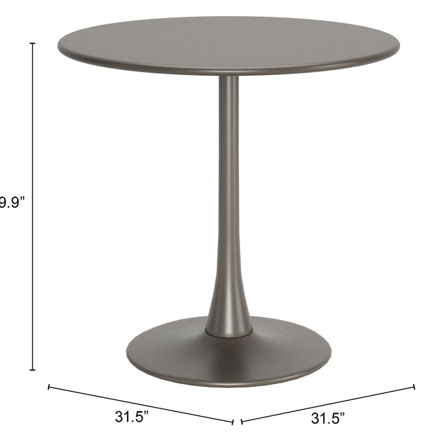 Soleil Dining Table Taupe Tables TriadCommerceInc   