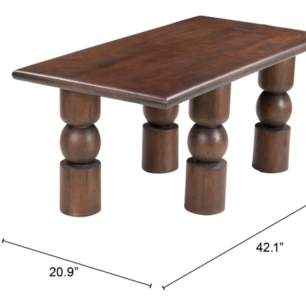 Split Coffee Table Brown Coffee Tables [TriadCommerceInc]   