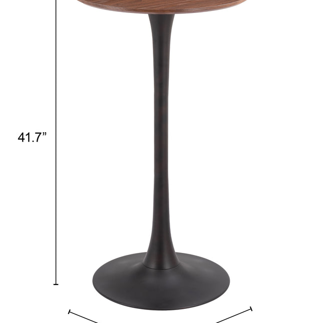 Auray Bar Table Brown Tables TriadCommerceInc   