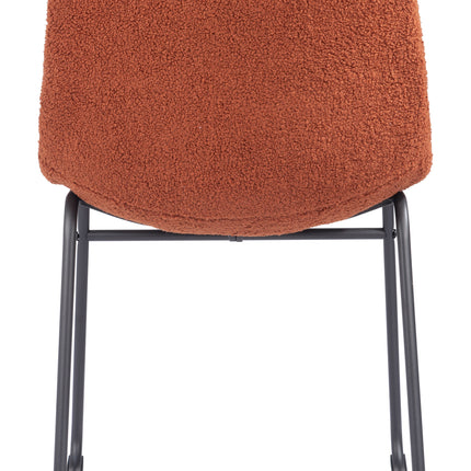 Smart Dining Chair (Set of 2) Burnt Orange Chairs TriadCommerceInc   