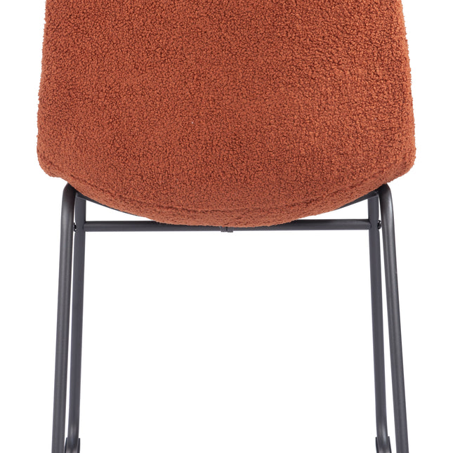 Smart Dining Chair (Set of 2) Burnt Orange Chairs TriadCommerceInc   