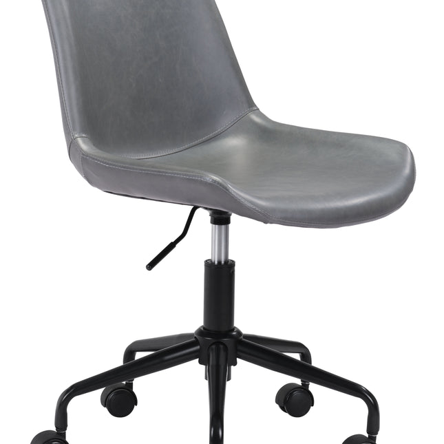 Byron Office Chair Gray Chairs TriadCommerceInc Default Title  