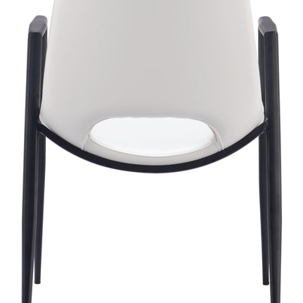 Desi Dining Chair (Set of 2) White Chairs TriadCommerceInc   