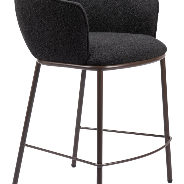 Essen Counter Stool Black & Bronze Counter Stools TriadCommerceInc   