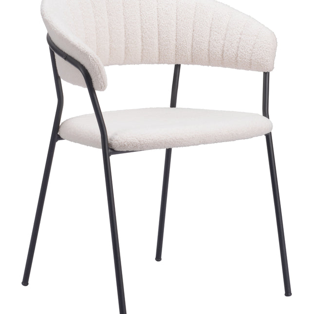 Josephine Dining Chair (Set of 2) Cream Chairs TriadCommerceInc Default Title  