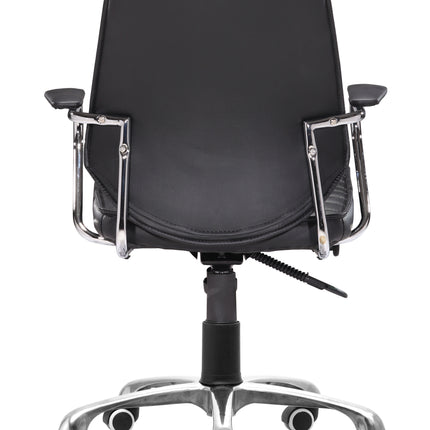 Enterprise Low Back Office Chair Black Chairs TriadCommerceInc   