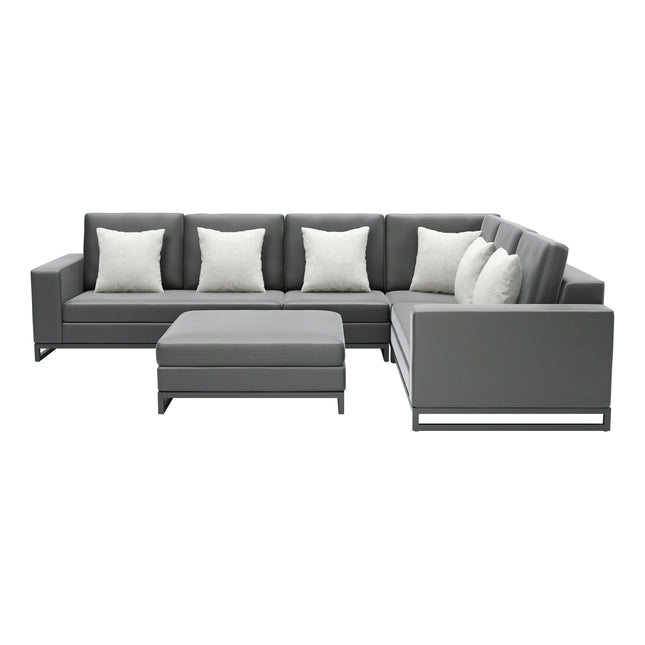 Corona del Mar Modular Sectional Set Graphite Seating [TriadCommerceInc]   