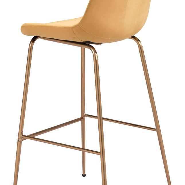 Tony Barstool Yellow & Gold Barstools TriadCommerceInc   