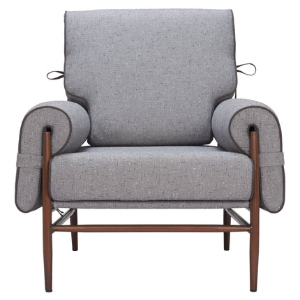 Klem Accent Chair Gray Chairs TriadCommerceInc   