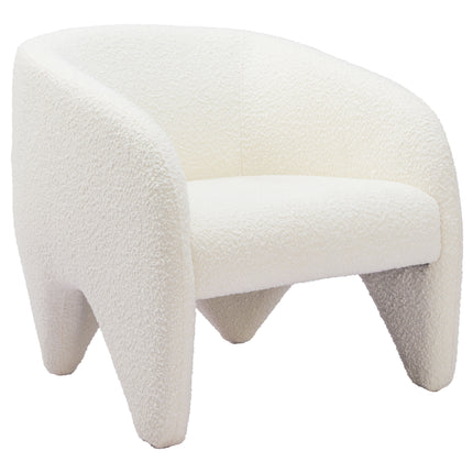 Lopta Accent Chair White Chairs [TriadCommerceInc] Default Title  