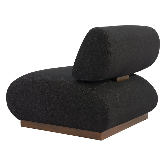 Barsa Accent Chair Black Chairs [TriadCommerceInc]   