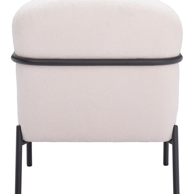 Chicago Accent Chair Ivory Chairs TriadCommerceInc   